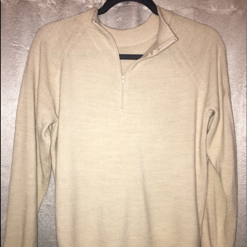Vintage cream cashmere sweater